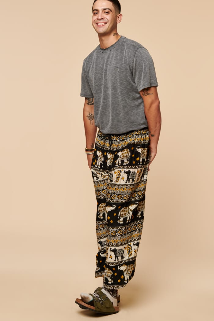 Wide leg deals elephant pants