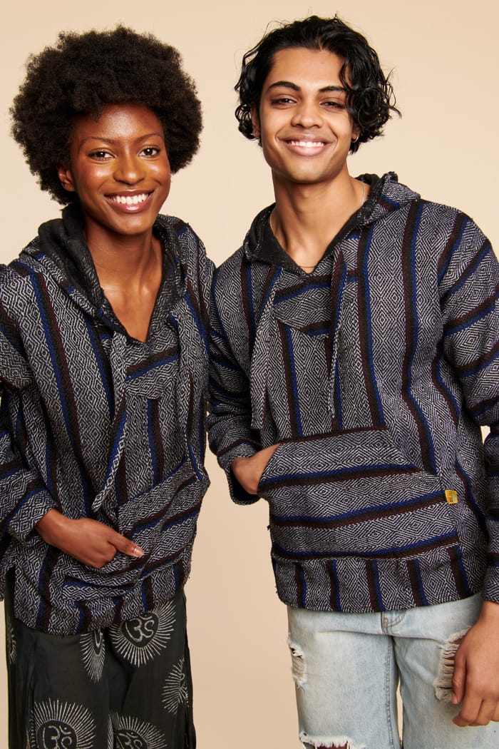 Multi Grey Baja Pullover