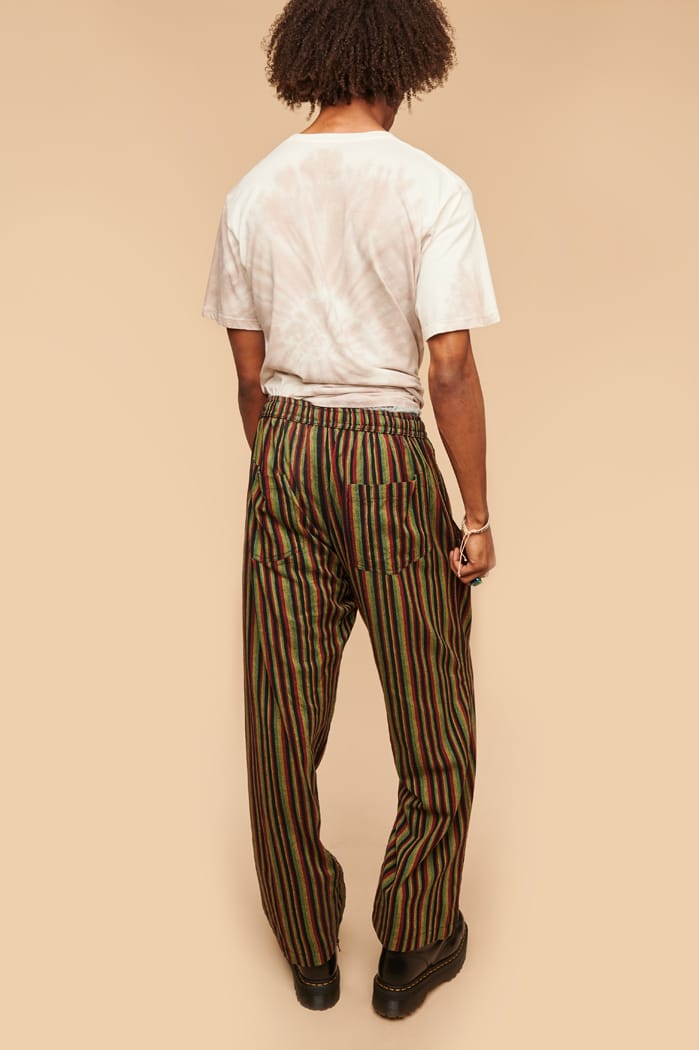 Funky Striped Pocket Pants Earthbound Trading Co