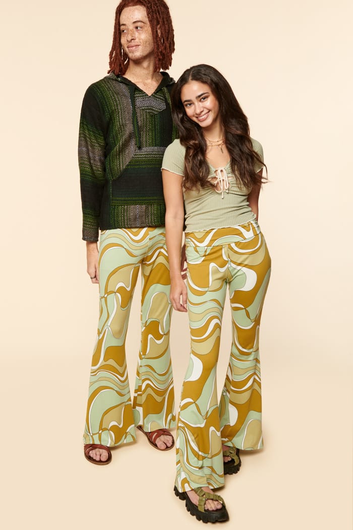 Funky flare deals pants