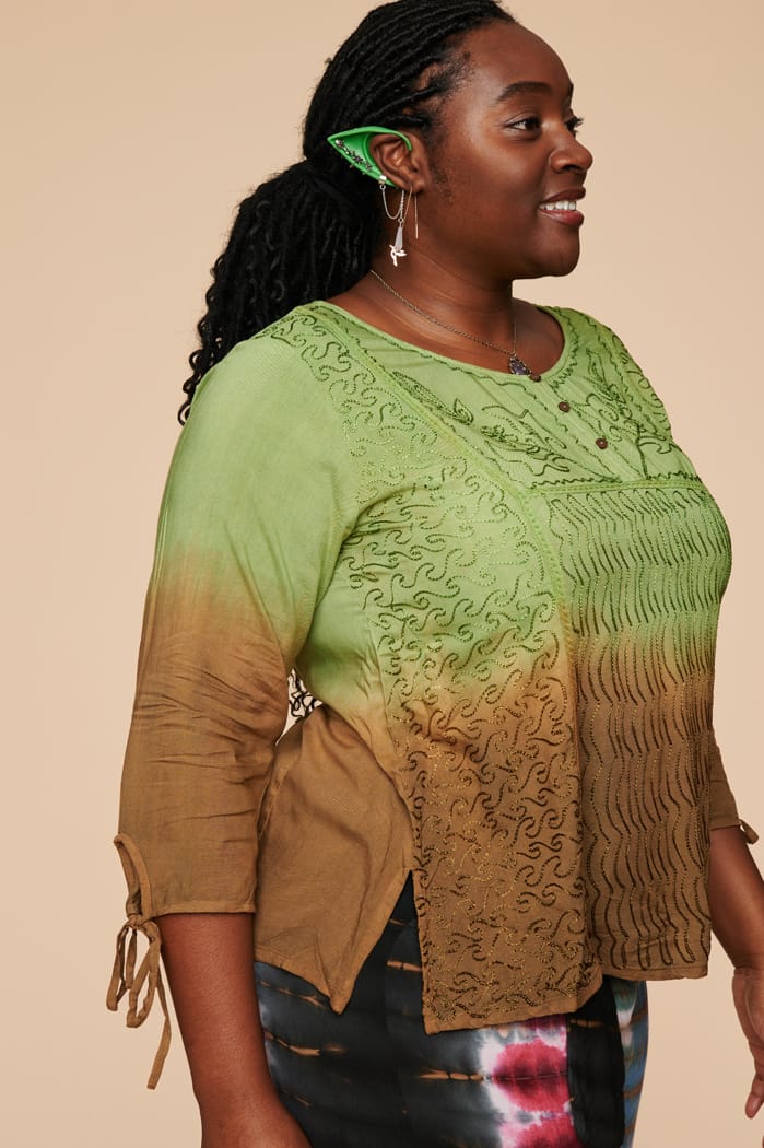 Tie dye sale tunic sweatshirt