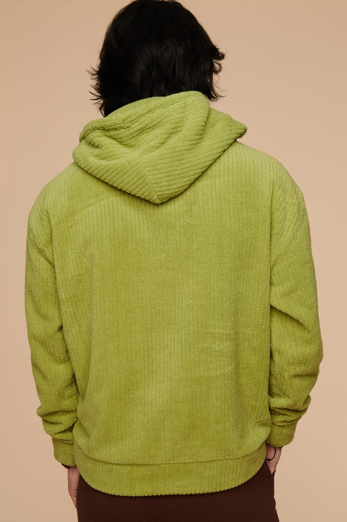 Corduroy discount hoodie mens