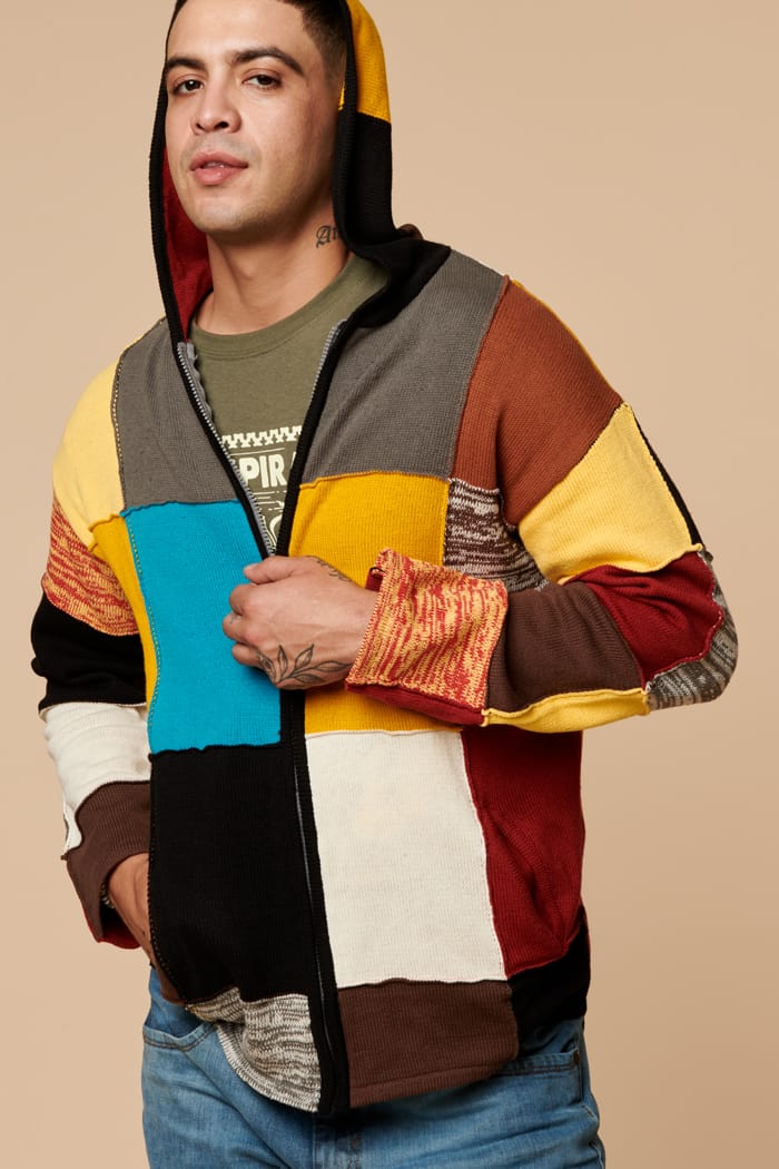 Hoodie patchwork 2025