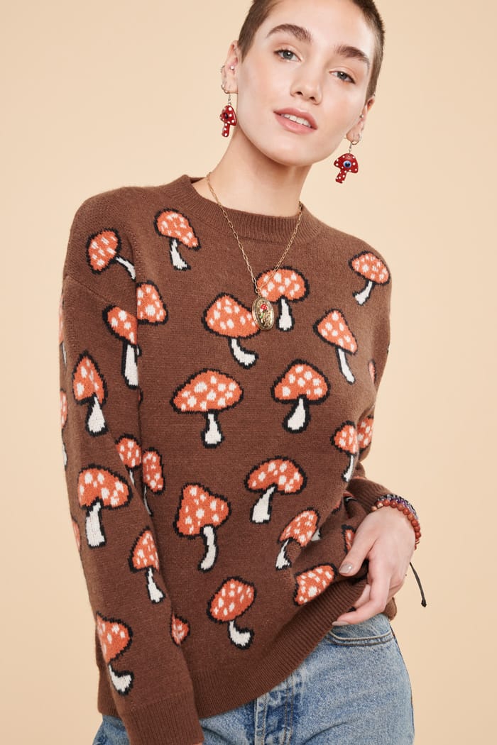 Mushroom sweater hotsell