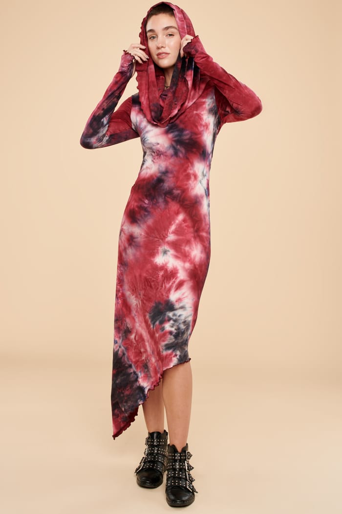 Tie dye shop long maxi dress