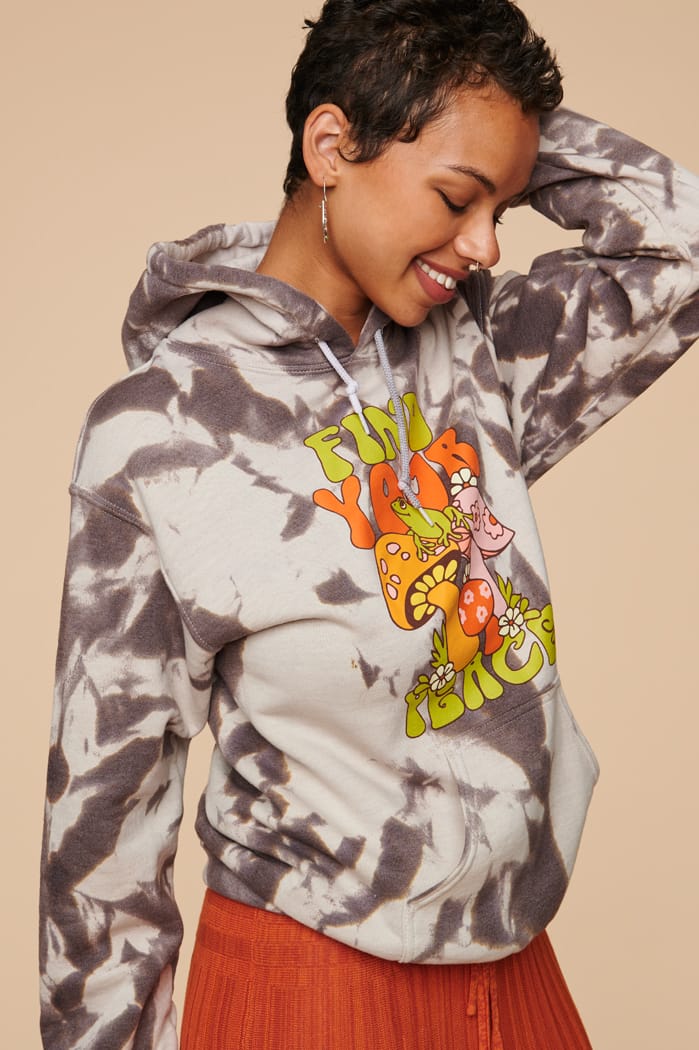 Find Your Peace Tie Dye Hoodie Earthbound Trading Co