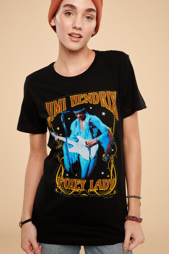 Jimi Hendrix Foxey Lady T Shirt