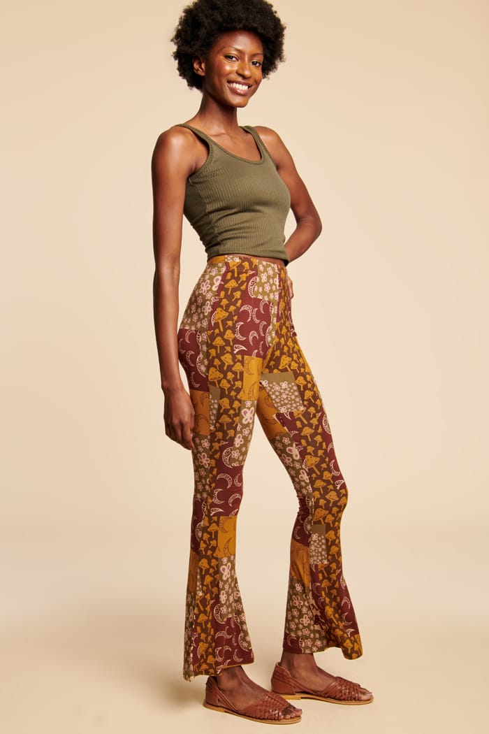 Shroomy Night Flare Pants Earthbound Trading Co