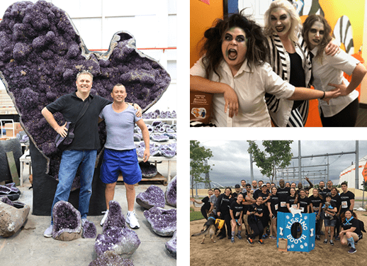 Earthbound Employees enjoying events