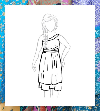Adjust fabric as needed.